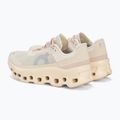 Women's On Running Cloudmonster moon/fawn running shoes 3
