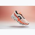 Women's On Cloudmonster 2 undyed/flame running shoes 8