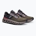 Women's On Running Cloudrunner 2 Waterproof olive/mahogany running shoes 8