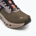 Women's On Cloudrunner 2 Waterproof olive/mahogany running shoes 7