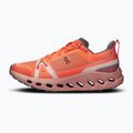 Women's On Cloudsurfer Trail flame/dustrose running shoes 10