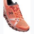 Women's On Running Cloudsurfer Trail flame/dustrose running shoes 14