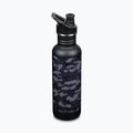 Klean Kanteen Classic black camo travel bottle
