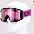 Oakley Line Miner matte ultra purple/prizm snow hi pink iridium ski goggles OO7093-57 5