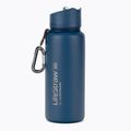 Lifestraw Go Stainless Steel 710ml blue travel bottle LSGOSSMB1