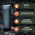 Bachgold Selfpress Waterfilter travel bottle 500 ml white 3