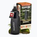 Travel bottle with filter Bachgold Squeee 500 ml grey