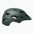 Bell Sidetrack Integrated MIPS matte dark green/orange children's bike helmet 2