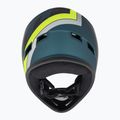 Bell Sanction matte blue/hi-viz bicycle helmet 3