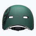 Bike helmet Bell Local green black/skull 3