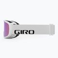 Giro Cruz white wordmark/ yellow boost ski goggles 3