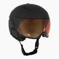 Women's ski helmet Giro Aria Spherical matte black/vivid cooper