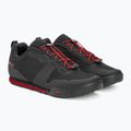 Men's platform cycling shoes Giro Tracker Fastlace black/bright red 3