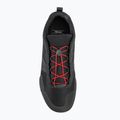 Men's platform cycling shoes Giro Tracker Fastlace black/bright red 6