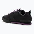 Women's platform cycling shoes Giro Tracker Fastlace black/throwback purple 3