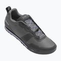 Women's platform cycling shoes Giro Tracker Fastlace dark shadow/lavender grey
