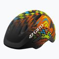 Giro Scamp Integrated MIPS matte black/check fade children's bike helmet