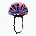 Giro Raze children's bike helmet berry blue flowers 2