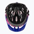Giro Raze children's bike helmet berry blue flowers 5