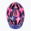 Giro Raze children's bike helmet berry blue flowers 6