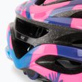 Giro Raze children's bike helmet berry blue flowers 8