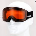 Ski goggles Alpina Nakiska black matt/orange 10
