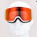 Smith Squad white vapor/chromapop photochromic rose flash ski goggles M00668 8