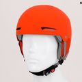 Children's ski helmets Alpina Zupo pumpkin/orange matt 10