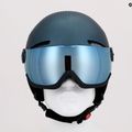 Ski helmet Alpina Arber Visor Q Lite petrol/green matt 15