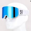 Women's snowboard goggles ROXY Storm Women J 2021 bright white/amber rose ml turquesa 8