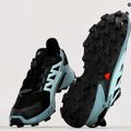 Salomon Supercross 4 GTX women's running shoes black/blue L41735500 21