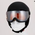 Ski helmet Alpina Arber Visor Q Lite black matte 10
