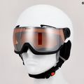 Ski helmet Alpina Arber Visor Q Lite white matt 10