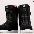 Women's snowboard boots DC Lotus black/black/white 14