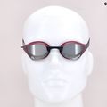 Arena swimming goggles Cobra Core Swipe Mirror silver/red wine 003251/595 7
