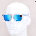 Oakley Frogskins crystal clear/prizm sapphire sunglasses 0OO9013 7