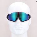 Oakley Flight Jacket matte steel/prizm road jade cycling glasses 0OO9401 7
