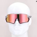 UVEX Sportstyle 231 silver plum mat/mirror red cycling glasses S5320655316 12