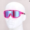 Bliz Fusion Nano Optics Nordic Light pink/begonia/violet blue multi 52105-44N cycling glasses 7