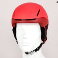 Children's ski helmets Dainese Scarabeo Elemento metallic red/white logo 9