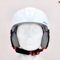Children's ski helmets Alpina Carat white/red/blue 9