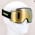 HEAD F-LYT lime/black ski goggles 394352 9