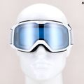 Ski goggles UVEX Elemnt FM white matt/mirror silver blue 55/0/640/1030 12