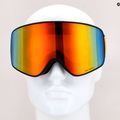 Red Bull SPECT Rush matt black/black/orange red mirror/red snow 013 ski goggles 8