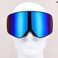 Red Bull SPECT Rush Polarised matt blue/blue/brown blue mirror/blue snow 001 ski goggles 9