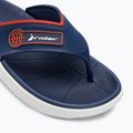 Men's RIDER Block Thong AD flip flops white/blue 7