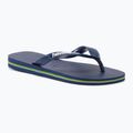 Havaianas Brasil Logo navy blue flip flops H4110850