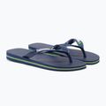Havaianas Brasil Logo navy blue flip flops H4110850 5