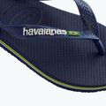 Havaianas Brasil Logo navy blue flip flops H4110850 12