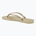 Women's Havaianas Slim sand grey / light golden flip flops 3